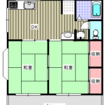 鴨川市広場【サンハイツ野村Ｂ11】間取