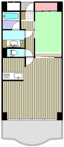 ブルーウェーブ鴨川 710号室