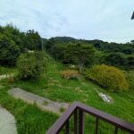 玄関からの眺め。畑貸出有。